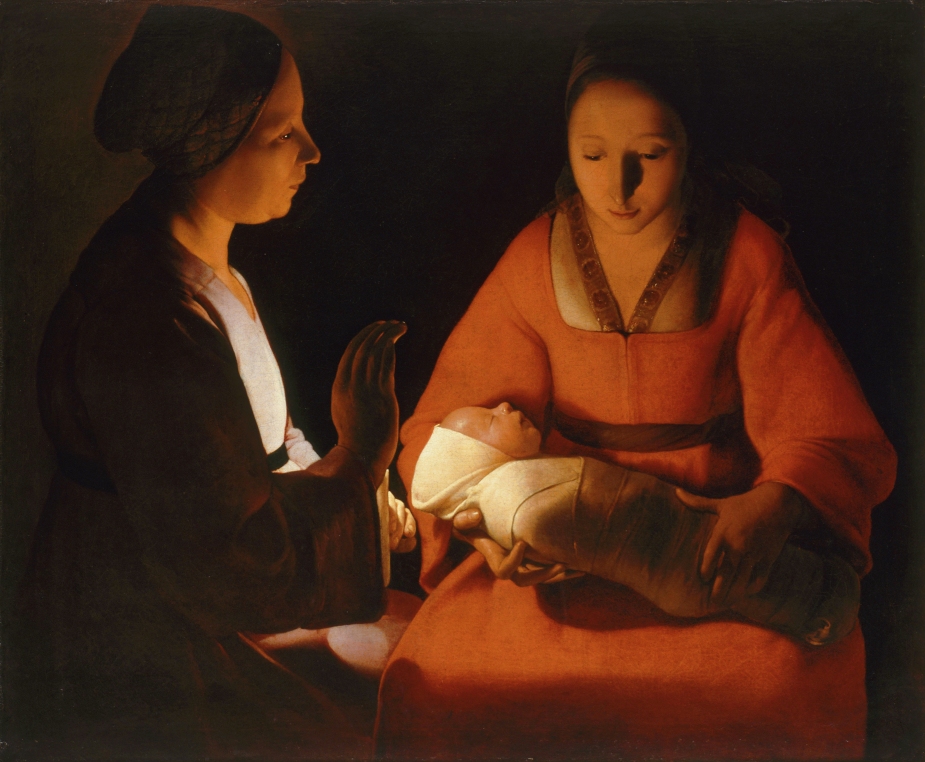 The New-born, by Georges de La Tour